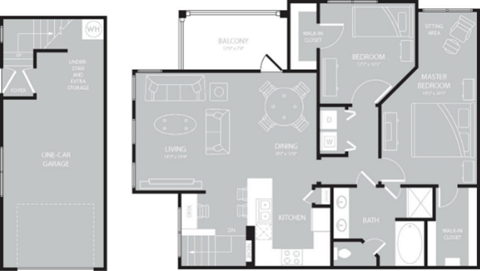 MOP B2  floor plan at Villages of Magnolia, Magnolia, Texas